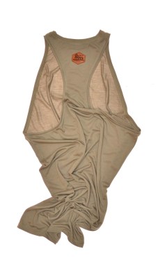 Khaki Low Cut Dress