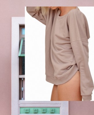  SHOW'EM SWEATSHIRT CAPPUCCINO