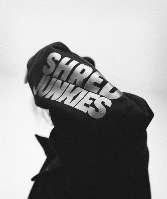 Shred Junkies Zip Hoodie Black